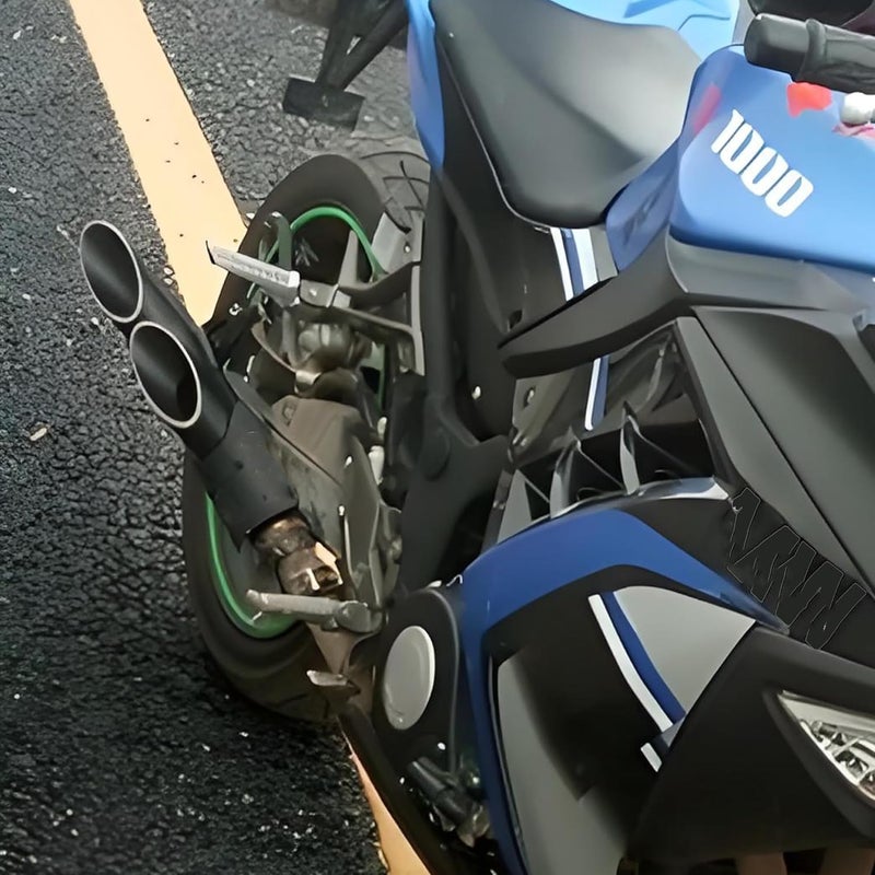 LNTOR 38mm-51mm Motorcycle Exhaust Tips, Slip-On Exhaust for 1.5-2" Motorcycle Exhaust Port, Compatible with Honda Grom, Kawasaki, Yamaha - Image 2